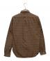 Engineered Garments (エンジニアド ガーメンツ) チェックシャツ ブラウン サイズ:M：7000円