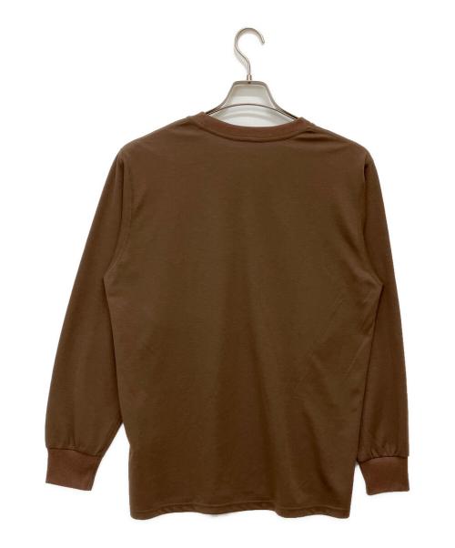 South2 West8（サウスツー ウエストエイト）south2 west8 (サウスツー ウエストエイト) L/S Crew Neck Tee ブラウン サイズ:Sの古着・服飾アイテム