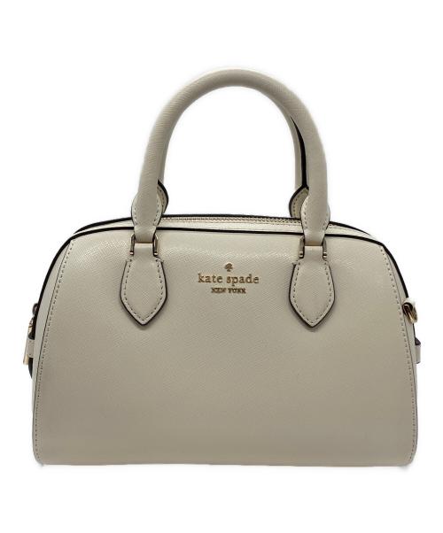 Kate Spade（ケイトスペード）Kate Spade (ケイトスペード) マディソンダッフル クロスボディ ベージュの古着・服飾アイテム