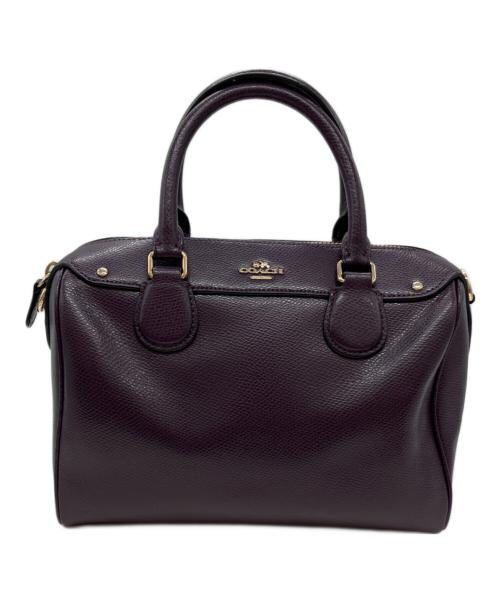 COACH（コーチ）COACH (コーチ) 2WAYバッグ パープルの古着・服飾アイテム
