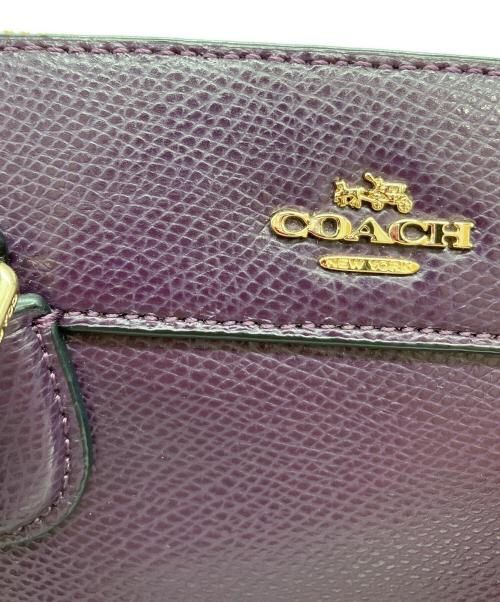 COACH（コーチ）COACH (コーチ) 2WAYバッグ パープルの古着・服飾アイテム