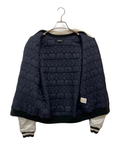 CUNE（キューン）CUNE (キューン) スカジャン ブラック×ホワイト サイズ:SIZE 1の古着・服飾アイテム