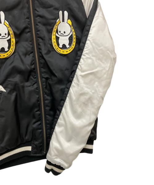 CUNE（キューン）CUNE (キューン) スカジャン ブラック×ホワイト サイズ:SIZE 1の古着・服飾アイテム