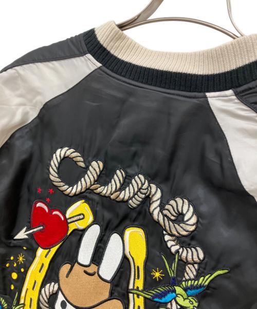 CUNE（キューン）CUNE (キューン) スカジャン ブラック×ホワイト サイズ:SIZE 1の古着・服飾アイテム