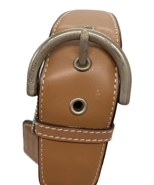 COACH（コーチ）COACH (コーチ) スモール・ホーボー・ミニシグネチャー ベージュの古着・服飾アイテム