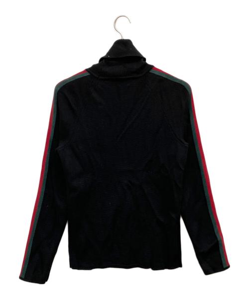 GUCCI（グッチ）GUCCI (グッチ) シェリーラインタートルネックニット ブラック サイズ:Mの古着・服飾アイテム