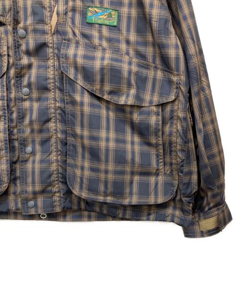 FOX FIRE（フォックスファイヤー）FOX FIRE (フォックスファイヤー) FREAK'S STORE (フリークスストア) 別注 New destination JKT CHECK ブラウン サイズ:Mの古着・服飾アイテム