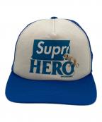 SUPREME×ANTIHEROシュプリーム×アンタイヒーロー）の古着「メッシュキャップ」｜ブルー