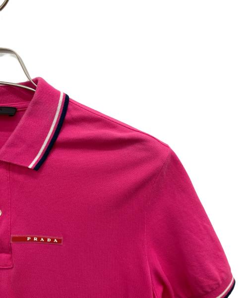 PRADA（プラダ）PRADA (プラダ) ポロシャツ ピンク サイズ:Sの古着・服飾アイテム