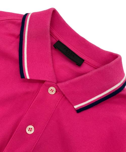 PRADA（プラダ）PRADA (プラダ) ポロシャツ ピンク サイズ:Sの古着・服飾アイテム