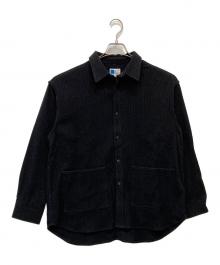 JAPAN BLUE JEANS（ジャパンブルージーンズ）の古着「刺子ビッグシャツジャケット」｜ブラック