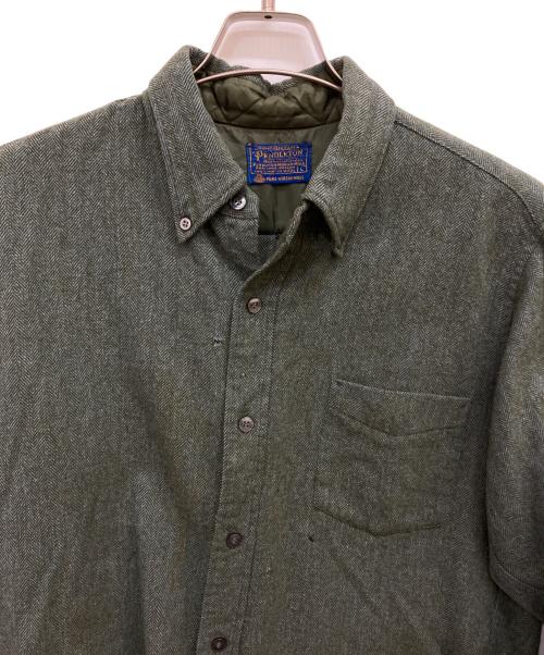 PENDLETON（ペンドルトン）PENDLETON (ペンドルトン) ウールシャツ グリーン サイズ:Lの古着・服飾アイテム