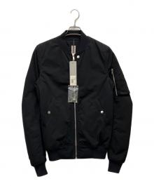 RICK OWENS（リックオウエンス）の古着「BOMBER IMBOTTITO FLIGHT JACKET」｜ブラック