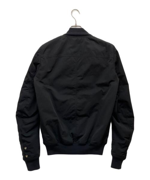 RICK OWENS（リックオウエンス）RICK OWENS (リックオウエンス) BOMBER IMBOTTITO FLIGHT JACKET ブラック サイズ:XSの古着・服飾アイテム