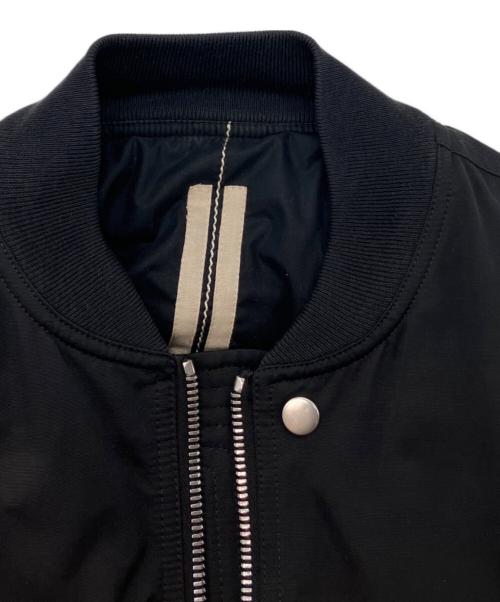 RICK OWENS（リックオウエンス）RICK OWENS (リックオウエンス) BOMBER IMBOTTITO FLIGHT JACKET ブラック サイズ:XSの古着・服飾アイテム