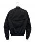RICK OWENS (リックオウエンス) BOMBER IMBOTTITO FLIGHT JACKET ブラック サイズ:XS：50000円