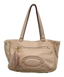 LOEWE（ロエベ）の古着「レザーバッグ」｜ピンク