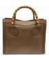 GUCCI (グッチ) バンブートートバッグ ブラウン：45000円