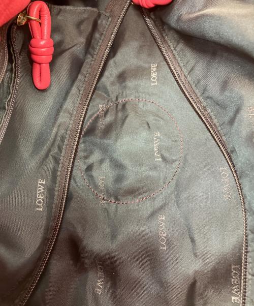 LOEWE（ロエベ）LOEWE (ロエベ) レザーバッグ ショッキングピンクの古着・服飾アイテム