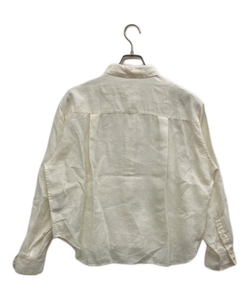 IENA（イエナ）IENA (イエナ) 26SS リネンワイドショートSH Re アイボリー サイズ:Fの古着・服飾アイテム