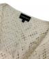 中古・古着 EMPORIO ARMANI (エンポリオ アルマーニ) コーネリー刺繍ファブリック マクラメ風 アイボリー サイズ:42：20000円