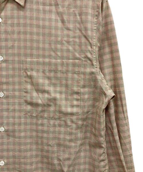 AURALEE（オーラリー）AURALEE (オーラリー) SUPER LIGHT WOOL CHECK SHIRTS ベージュ サイズ:3の古着・服飾アイテム