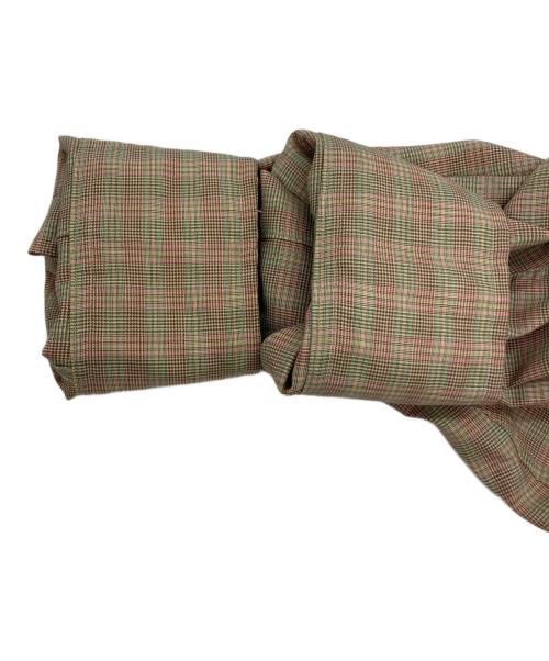 AURALEE（オーラリー）AURALEE (オーラリー) SUPER LIGHT WOOL CHECK SHIRTS ベージュ サイズ:3の古着・服飾アイテム