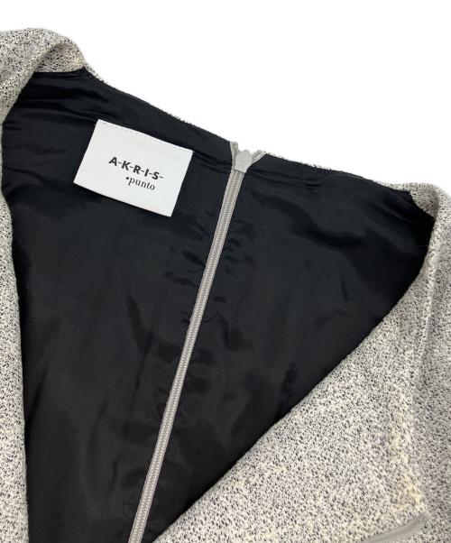 AKRIS punto（アクリスプント）AKRIS punto (アクリスプント) ノースリーブワンピース グレー サイズ:42の古着・服飾アイテム