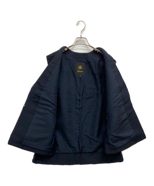 DRAWER（ドゥロワー）Drawer (ドゥロワー) 異素材ベスト ネイビー サイズ:SIZE36の古着・服飾アイテム