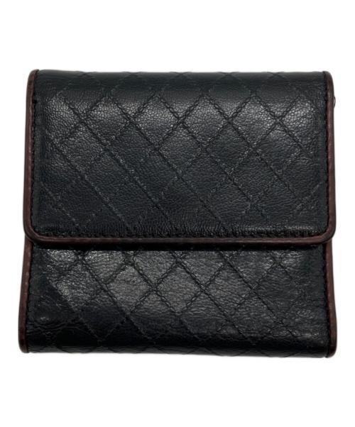 CHANEL（シャネル）CHANEL (シャネル) ビコローレ/2つ折り財布 ブラックの古着・服飾アイテム