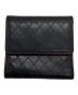 CHANEL (シャネル) ビコローレ/2つ折り財布 ブラック：14000円
