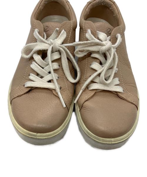 ECCO（エコー）ECCO (エコー) SOFT 60 WOMENS SNEAKER ベージュ サイズ:23.5㎝の古着・服飾アイテム