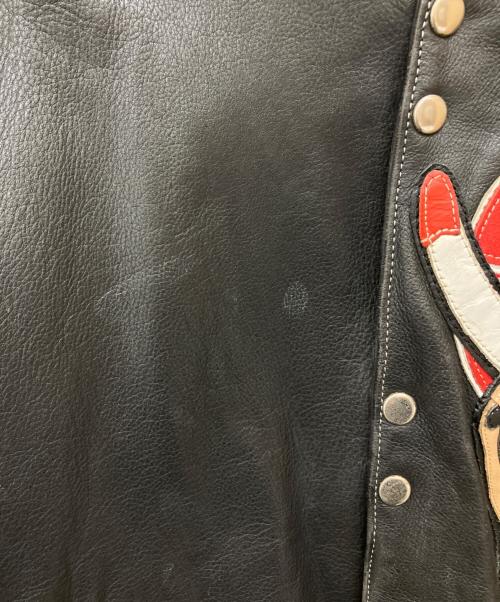 howie&son（ハウイアンドサン）HOWIE&SON (ハウイアンドサン) スカジャン ブラック×レッド サイズ:Mの古着・服飾アイテム