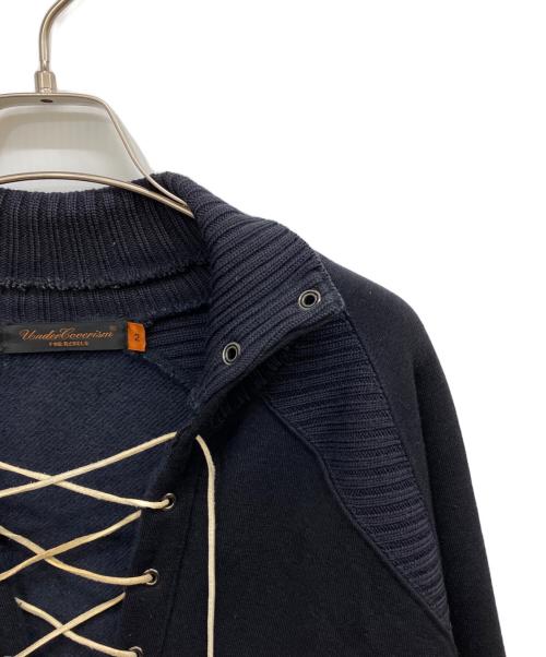 UNDERCOVERISM（アンダーカバーイズム）UNDERCOVERISM (アンダーカバーイズム) 07AW ハイネックニット ネイビー サイズ:2の古着・服飾アイテム