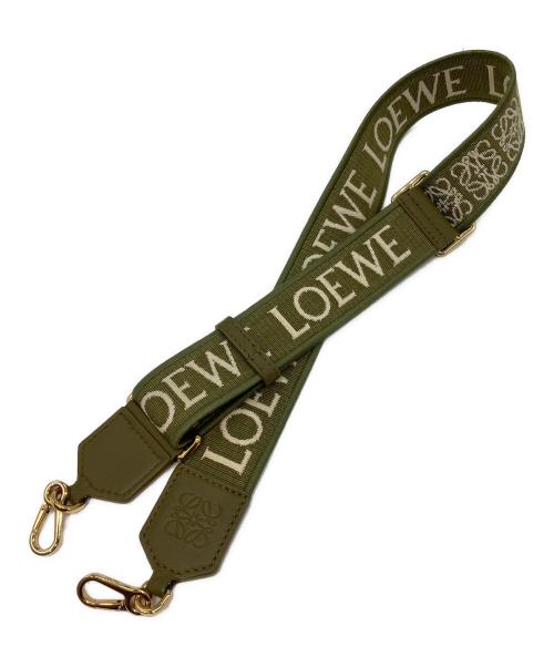 LOEWE（ロエベ）LOEWE (ロエベ) スリットバッグミニ グリーンの古着・服飾アイテム