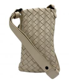 BOTTEGA VENETA（ボッテガベネタ）の古着「ショルダーフォンポーチ」｜ホワイト