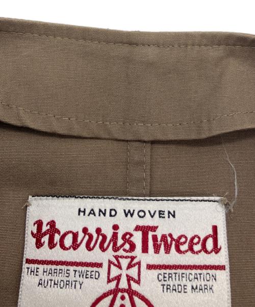 Harris Tweed（ハリスツイード）Harris Tweed (ハリスツイード) チェックベスト ベージュ サイズ:Lの古着・服飾アイテム
