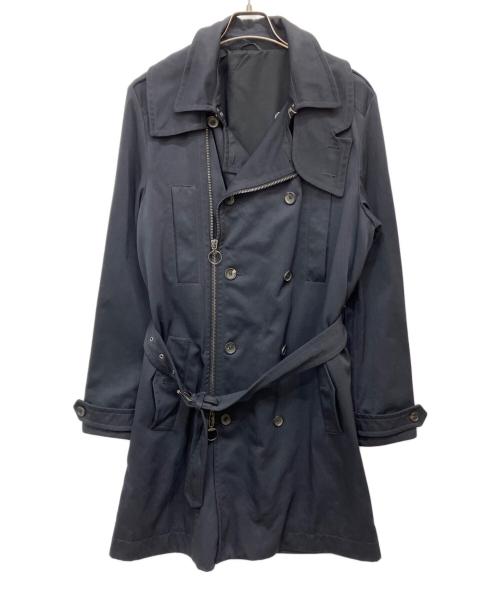 GUCCI（グッチ）GUCCI (グッチ) トレンチコート ブラック サイズ:46の古着・服飾アイテム