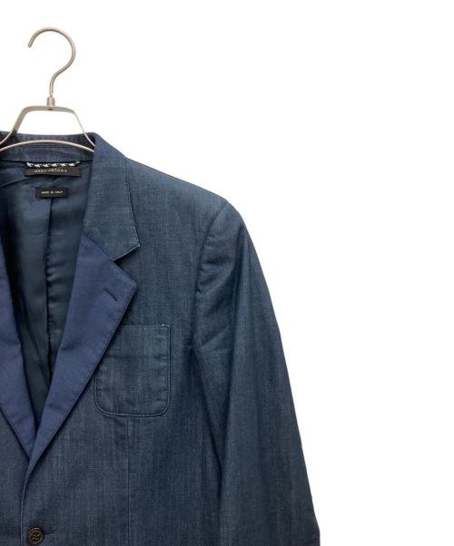 MARC JACOBS（マークジェイコブス）MARC JACOBS (マークジェイコブス) デニムテーラードジャケット インディゴ サイズ:46の古着・服飾アイテム