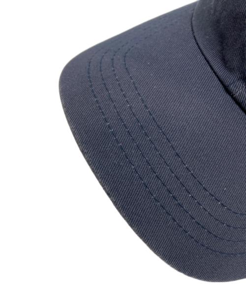 stussy（ステューシー）stussy (ステューシー) 90s’ロゴ刺繍キャップ ネイビーの古着・服飾アイテム