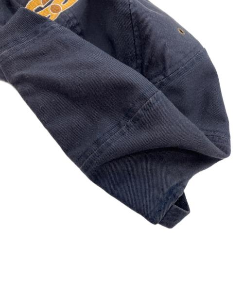 stussy（ステューシー）stussy (ステューシー) 90s’ロゴ刺繍キャップ ネイビーの古着・服飾アイテム