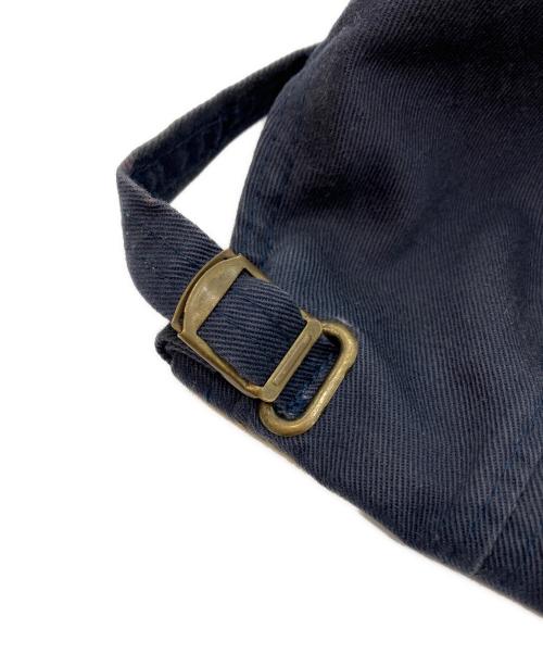 stussy（ステューシー）stussy (ステューシー) 90s’ロゴ刺繍キャップ ネイビーの古着・服飾アイテム