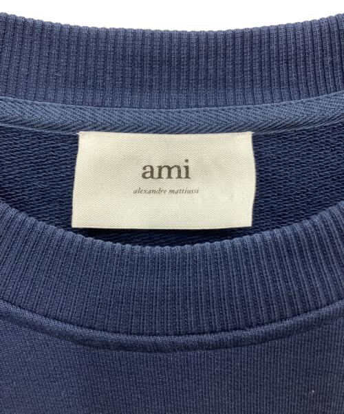 AMI PARIS（アミ パリス）AMI PARIS (アミ パリス) SMALL RED AMI DE COEUR SWEATSHIRT ネイビー サイズ:XXLの古着・服飾アイテム