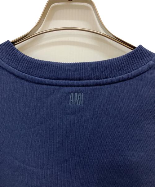 AMI PARIS（アミ パリス）AMI PARIS (アミ パリス) SMALL RED AMI DE COEUR SWEATSHIRT ネイビー サイズ:XXLの古着・服飾アイテム