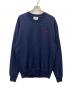 AMI PARIS（アミ パリス）の古着「SMALL RED AMI DE COEUR SWEATSHIRT」｜ネイビー