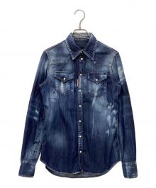 DSQUARED2（ディースクエアード）の古着「デニムシャツ」｜インディゴ