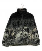 SUPREMEシュプリーム）の古着「Wolf Fleece jacket」｜ブラック