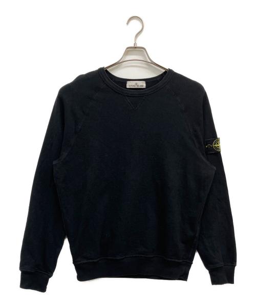 STONE ISLAND（ストーンアイランド）STONE ISLAND (ストーンアイランド) クルーネックスウェット ブラック サイズ:Mの古着・服飾アイテム