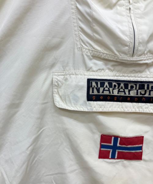 NAPAPIJRI（ナパピリ）NAPAPIJRI (ナパピリ) アノラックパーカー アイボリー サイズ:Mの古着・服飾アイテム