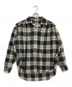 AiEエーアイイー）の古着「Painter Shirt - Gauze Plaid」｜ホワイト×ブラック